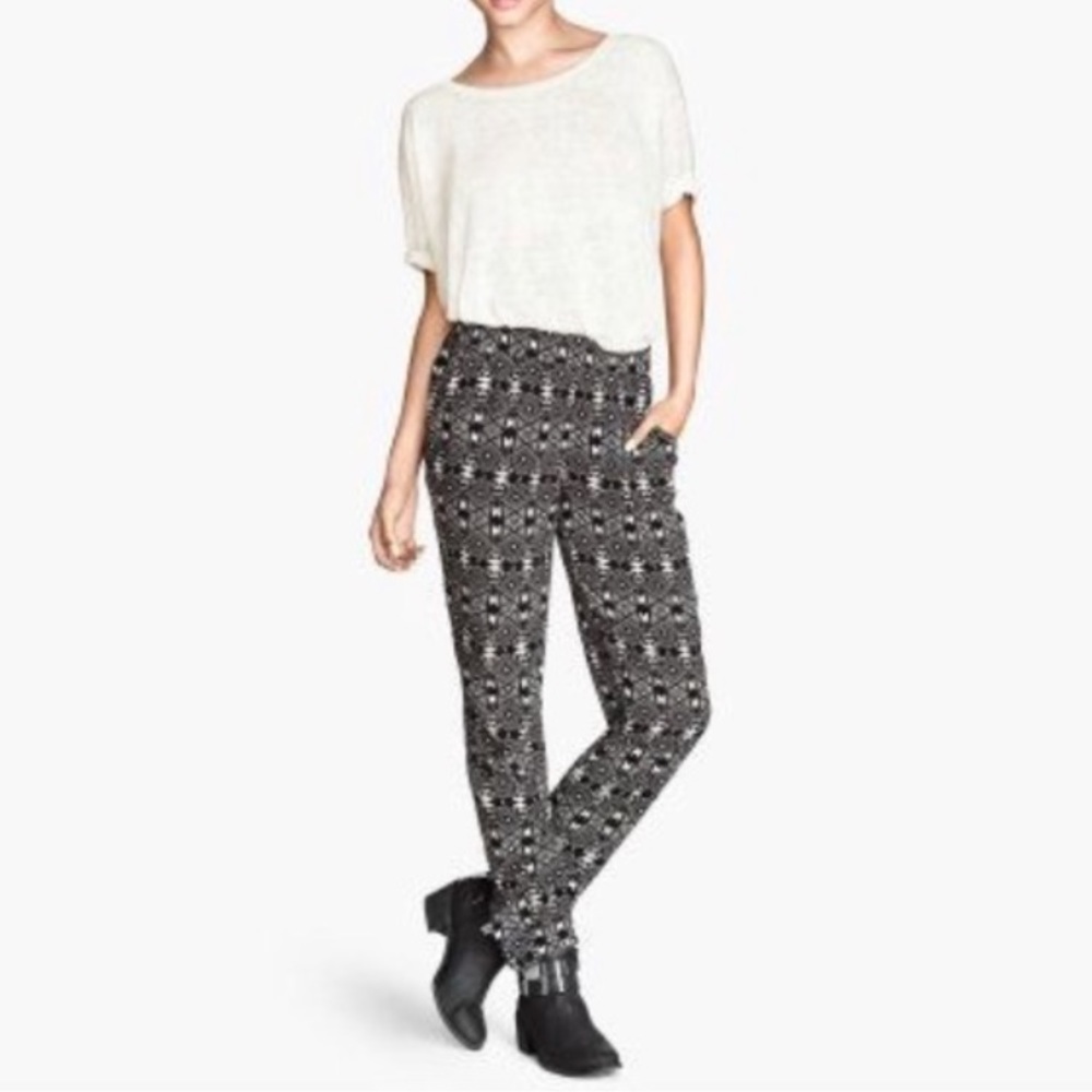 H&M Aztec Pants with Pockets